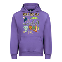 Tulip grandma of the wild one zoo mother birthday safari jungle long sleeve Urban Hoodie - linhVisuals