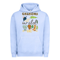 Pigment Grape Ice grandma of the wild one zoo mother birthday safari jungle long sleeve Urban Hoodie - linhVisuals