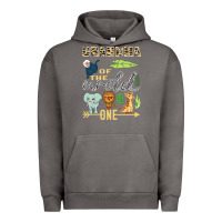 Pigment Tornado grandma of the wild one zoo mother birthday safari jungle long sleeve Urban Hoodie - linhVisuals