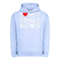 Pigment Grape Ice i love hot single moms tee red heart hot mother milf mommy t shirt Urban Hoodie - linhVisuals