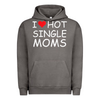 Pigment Tornado i love hot single moms tee red heart hot mother milf mommy t shirt Urban Hoodie - linhVisuals