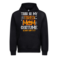 Black halloween mom shirts funny this is my tired mom costume t shirt Urban Hoodie - linhVisuals