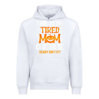 White halloween mom shirts funny this is my tired mom costume t shirt Urban Hoodie - linhVisuals