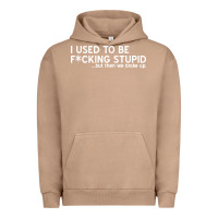 Pigment Burro i used to be f cking stupid Urban Hoodie - linhVisuals