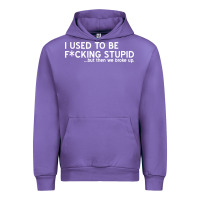 Tulip i used to be f cking stupid Urban Hoodie - linhVisuals