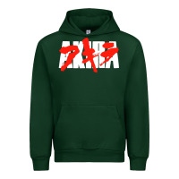 Forest Green black akira Urban Hoodie - linhVisuals