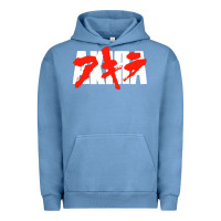 Pigment Pebble Blue black akira Urban Hoodie - linhVisuals