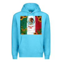 Ocean Blue preview cactus sunflower mexican flag Premium Hoodie - Jasminsmagicworld