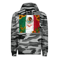 Slate Camo preview cactus sunflower mexican flag Premium Hoodie - Jasminsmagicworld