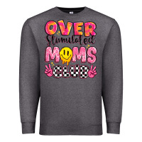Charcoal Heather over stimulated moms club Premium Sweatshirt - JahusDesignShop