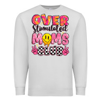 Dove Grey over stimulated moms club Premium Sweatshirt - JahusDesignShop