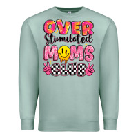 Seafoam over stimulated moms club Premium Sweatshirt - JahusDesignShop