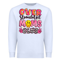 White over stimulated moms club Premium Sweatshirt - JahusDesignShop