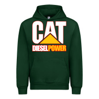 Forest Green cat diesel power Urban Hoodie - linhVisuals