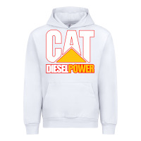 White cat diesel power Urban Hoodie - linhVisuals