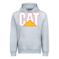 Heather Grey cat Urban Hoodie - linhVisuals