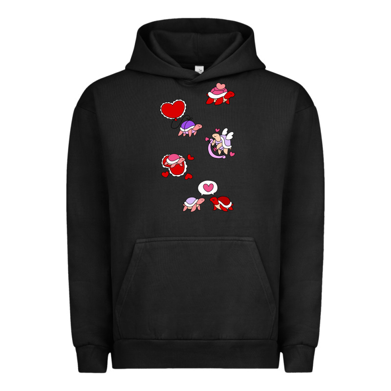 Valentines Day Turtles Urban Hoodie by linhVisuals | Teevron