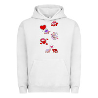 Pigment Lunar Rock valentines day turtles Urban Hoodie - linhVisuals