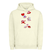 Pigment Pistachio valentines day turtles Urban Hoodie - linhVisuals