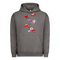 Pigment Tornado valentines day turtles Urban Hoodie - linhVisuals