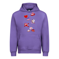Tulip valentines day turtles Urban Hoodie - linhVisuals