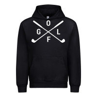 Black Golf Club 001 Urban Hoodie - linhVisuals