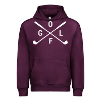 Mauve Wine Golf Club 001 Urban Hoodie - linhVisuals