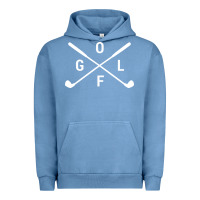 Pigment Pebble Blue Golf Club 001 Urban Hoodie - linhVisuals