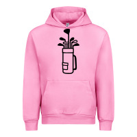 Fuchsia Pink Golf Club 003 Urban Hoodie - linhVisuals