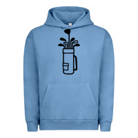 Pigment Pebble Blue Golf Club 003 Urban Hoodie - linhVisuals