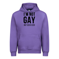 Tulip i'm not gay but $20 is $20 (white) Urban Hoodie - linhVisuals