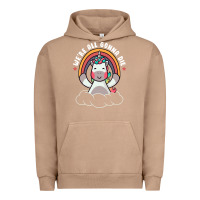 Pigment Burro we're all gonna die funny cute unicorn Urban Hoodie - linhVisuals
