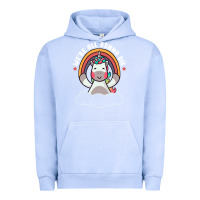 Pigment Grape Ice we're all gonna die funny cute unicorn Urban Hoodie - linhVisuals