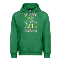 Emerald it's my daughter's 21st birthday happy to her mommy daddy t shirt Urban Hoodie - linhVisuals