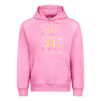 Fuchsia Pink it's my daughter's 21st birthday happy to her mommy daddy t shirt Urban Hoodie - linhVisuals