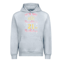 Heather Grey it's my daughter's 21st birthday happy to her mommy daddy t shirt Urban Hoodie - linhVisuals