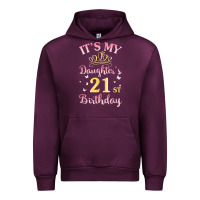 Mauve Wine it's my daughter's 21st birthday happy to her mommy daddy t shirt Urban Hoodie - linhVisuals
