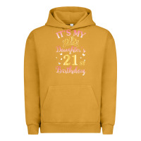 Pigment Peanut Butter it's my daughter's 21st birthday happy to her mommy daddy t shirt Urban Hoodie - linhVisuals
