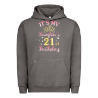 Pigment Tornado it's my daughter's 21st birthday happy to her mommy daddy t shirt Urban Hoodie - linhVisuals
