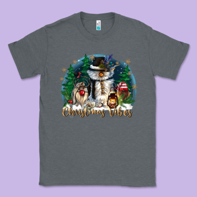 Christmas Vibes Classic Tee Designed By Cowgirlartshop