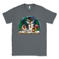Charcoal Heather christmas vibes Classic Tee - CowGirlArtShop