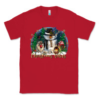 Red christmas vibes Classic Tee - CowGirlArtShop