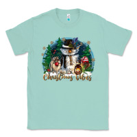 Seafoam christmas vibes Classic Tee - CowGirlArtShop