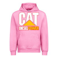 Fuchsia Pink cat diesel power Urban Hoodie - linhVisuals