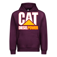 Mauve Wine cat diesel power Urban Hoodie - linhVisuals