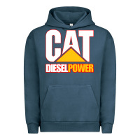 Pigment Midnight Navy cat diesel power Urban Hoodie - linhVisuals