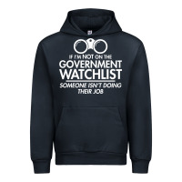 Navy if i'm not on the government watchlist Urban Hoodie - linhVisuals