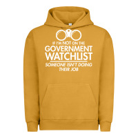 Pigment Peanut Butter if i'm not on the government watchlist Urban Hoodie - linhVisuals