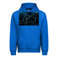 Cobalt network background Urban Hoodie - linhVisuals
