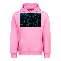 Fuchsia Pink network background Urban Hoodie - linhVisuals
